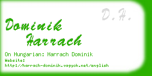 dominik harrach business card